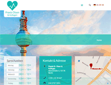 Tablet Screenshot of praxisolsen.de
